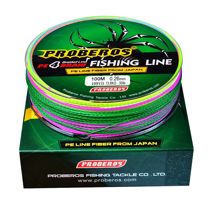 Multi Color PE Braided Fishing Line 4/8/9/16 Strands 100/300/500/1000m