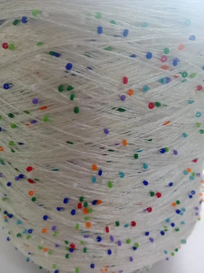 13nm Double Spandex Brush Fancy Sequin Yarn